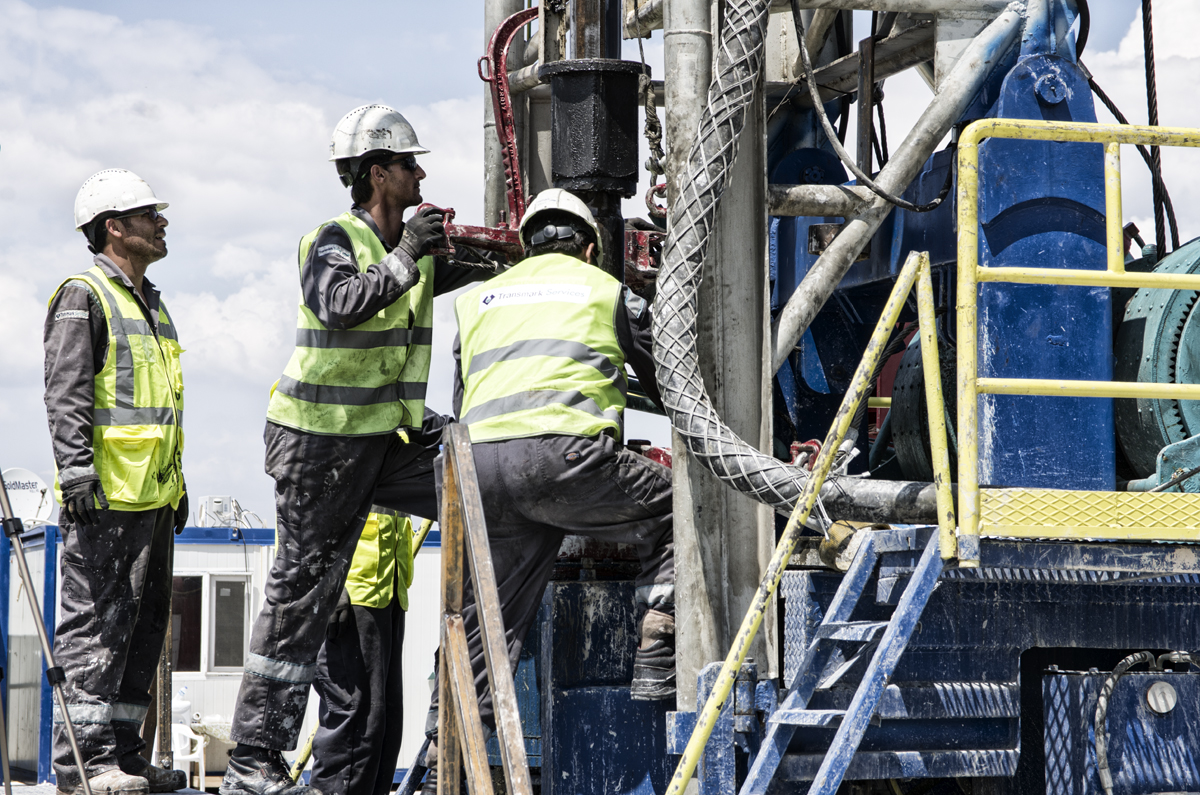 Transmark geothermal drilling operation in Turkey.